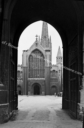 CATHEDRAL W.FRONT FROM W.